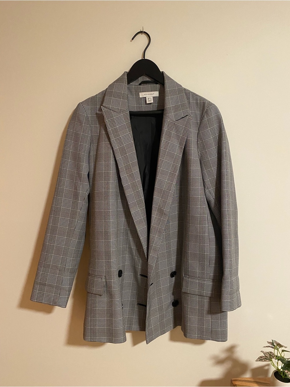 Primark Oversized Plaid Blazer
